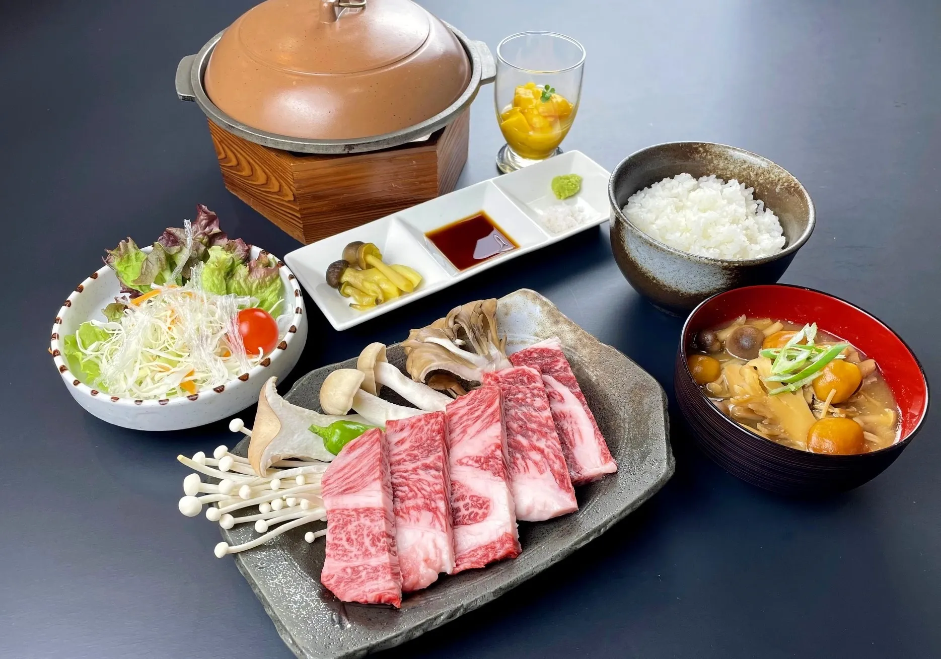 信州プレミアム牛ステーキ膳